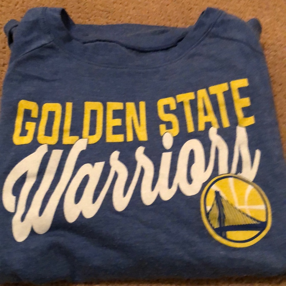 Girls Long Sleeve Golden State Warriors t shirt